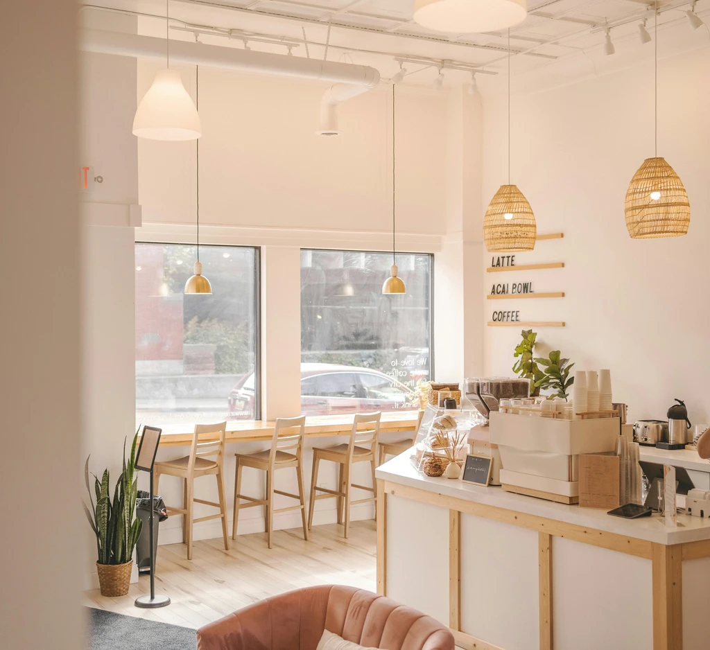 Oly West Fargo café interior